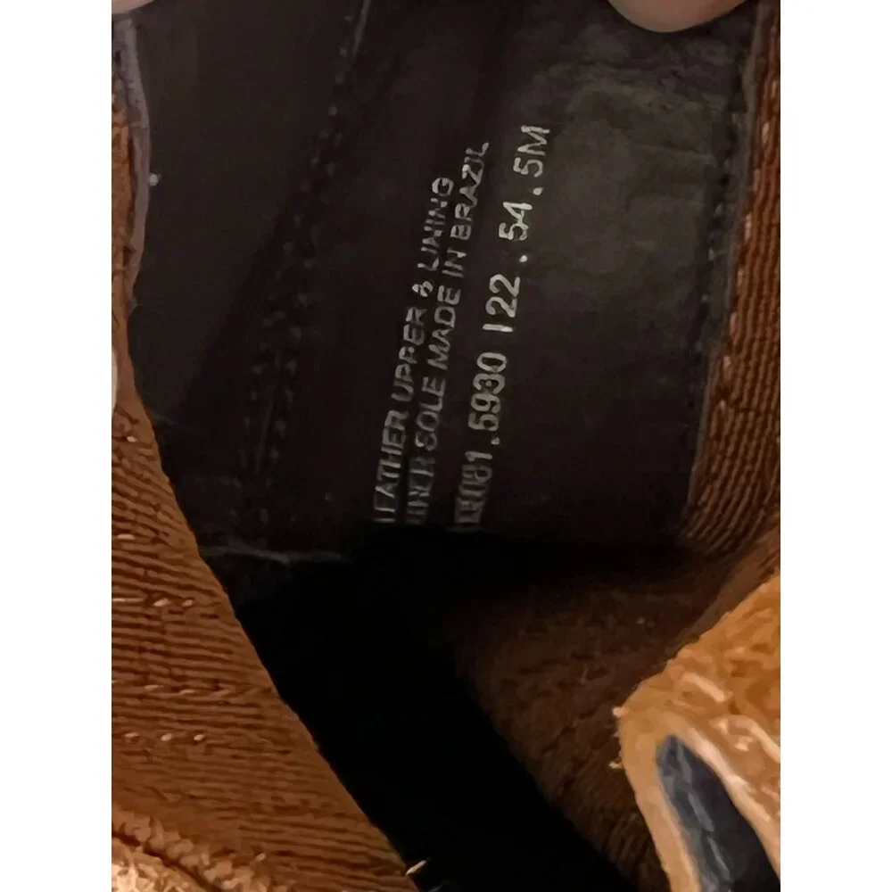 Tory Burch Western Suede Leather Women's Ankle Bootie Rhum Size 5
